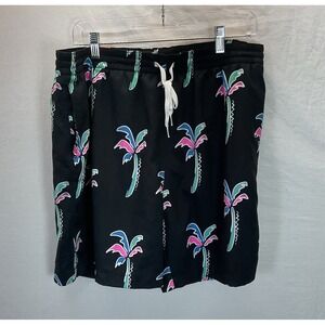 Chubbies Men's Sz XL 7" Inseam Palm Trees Swim Trunk Havana Nights Nice